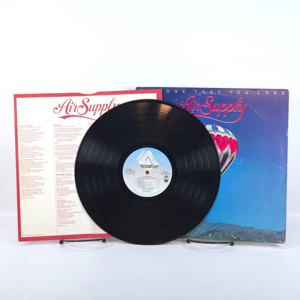 AIR SUPPLY The One That You Love Vinyl LP 1981 Arista AL 9551 Mastered Allen Zen